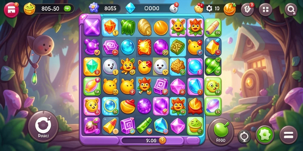 Tampilan gameplay seru dan menantang dari 8055.