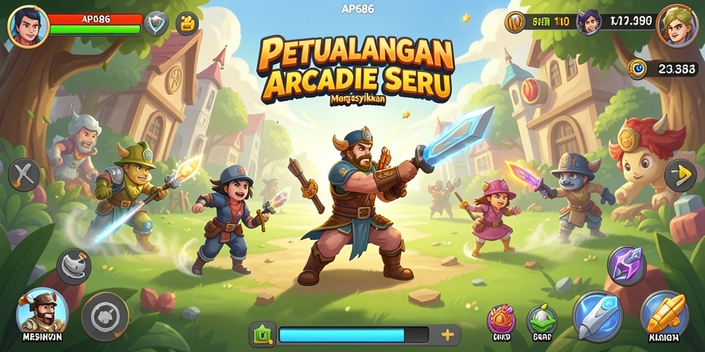 Tampilan gameplay seru dan menantang dari AP686 yang memikat.