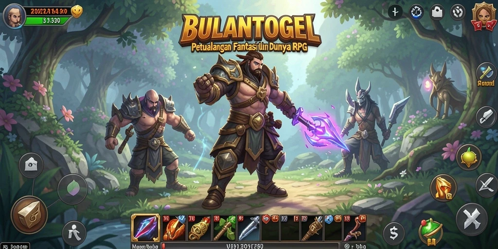 Tampilan gameplay seru di dunia RPG BULANTOGEL.