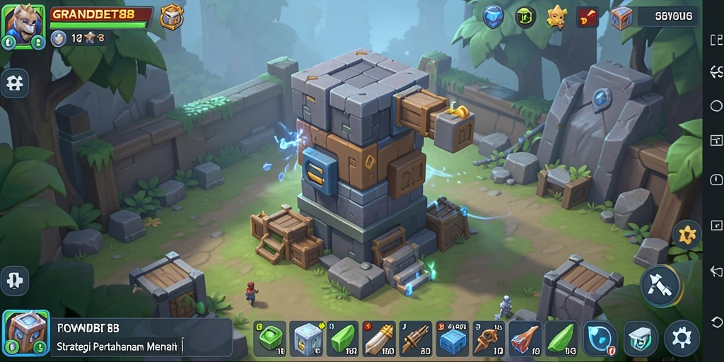 Gameplay menegangkan Tower Defense di GRANDBET88.