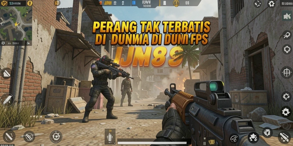 Tangkapan layar gameplay JUN88 dengan aksi menembak yang mendebarkan.