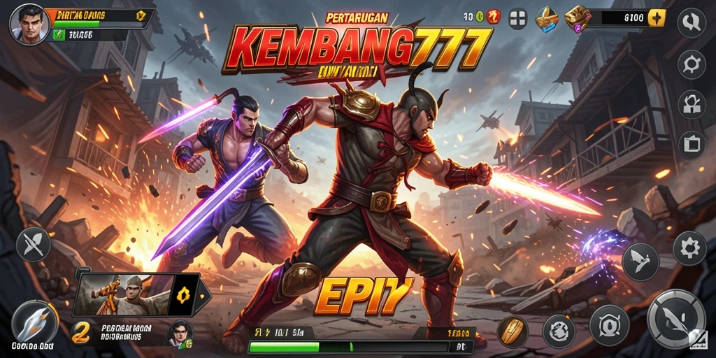 Tampilan seru pertarungan di KEMBANG777 yang penuh aksi.
