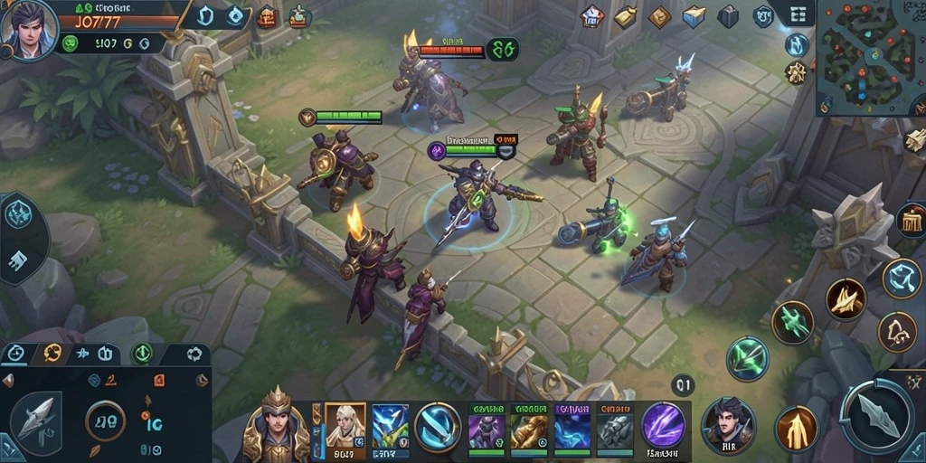 Tangkap layar gameplay seru di LJO777 yang menghadirkan strategi SLG.