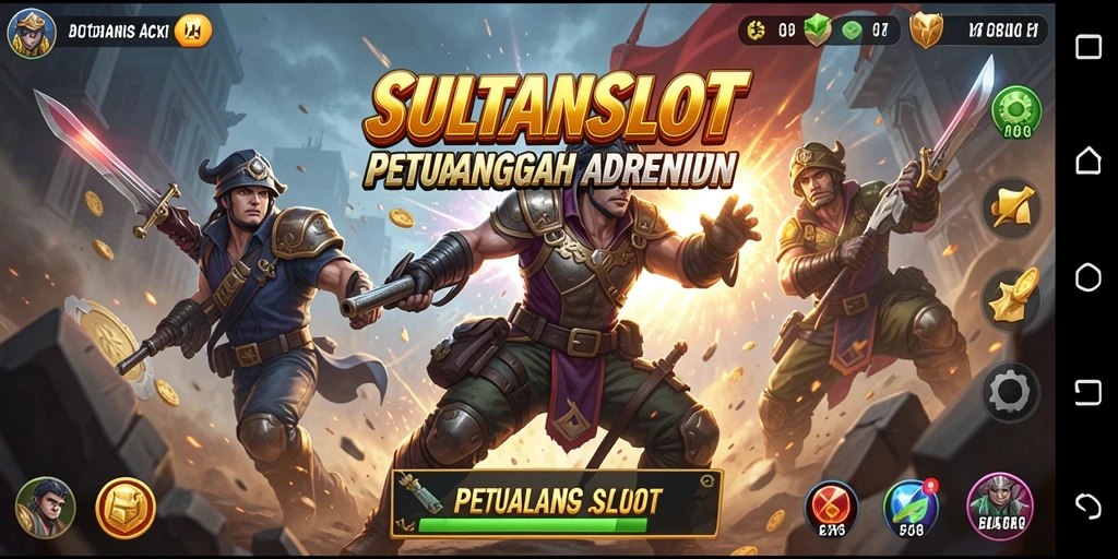 Gameplay seru dan mendebarkan dalam SULTANSLOT.