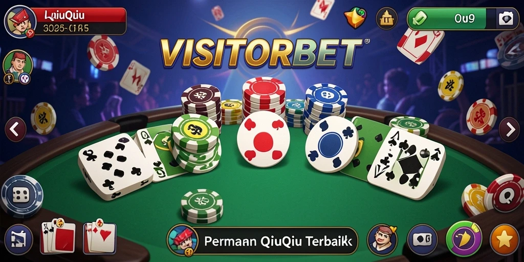 Tampilan gameplay menegangkan dan seru dalam VISITORBET.