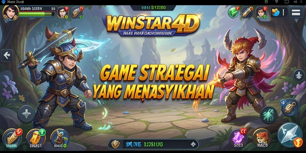 Tampilan strategi mendalam di gameplay WINSTAR4D.