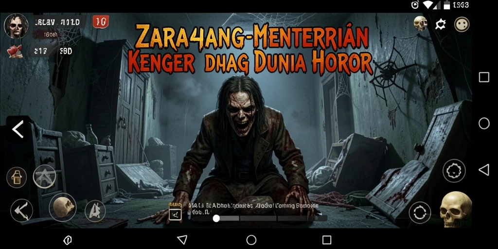 Screenshot menampilkan gameplay ZARA4D yang menakutkan dan menegangkan.